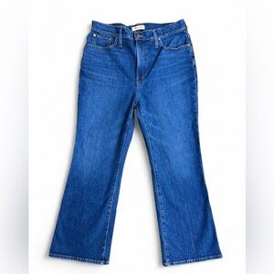 Madewell The Perfect Vintage Flare Crop Jeans Women’s Size 31 | High-Rise Denim
